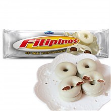 京东商城 西班牙进口 FILIPINOS 巧圈圈 白巧克力脆 135g *10件 99元（合9.9元/件）