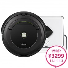 京东商城 iRobot   Roomba 691扫地机器人+Braava 381 擦地机器人 3299元