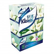 京东商城 Kleenex 舒洁 抽纸纸巾 马蹄莲  盒抽 200抽*3盒 *8件 90元（双重优惠）