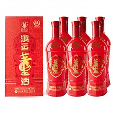 京东商城 董酒鸿运54度 500ml*6瓶 整箱 董香型 白酒 京东白条支付直降300元 699元