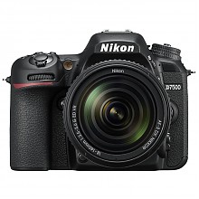 京东商城 尼康（Nikon）D7500单反套机（AF-S 18-140mmf/3.5-5.6G ED VR 镜头）黑色 8488元（需用券）