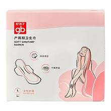 京东商城 gb好孩子 产褥期卫生巾（L10） *5件 100元（合20元/件）