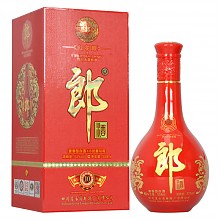 京东商城 郎酒 红花郎（10）陈酿 53度 单瓶装白酒 558ml 酱香型 269元