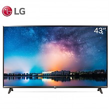 京东商城 LG 43LG63CJ-CA 43英寸 超高清4K IPS硬屏主动式HDR 智能超薄平板液晶电视机（黑色） 2499元