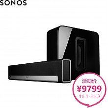 京东商城 SONOS 音响 音箱 家庭智能音响系统  音响  WiFi智能家庭影院 3.1 +低音炮组合套装 9799元（需用券）