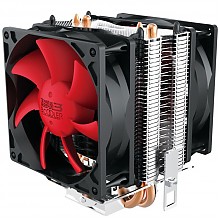 京东商城 超频三（PCCOOLER）红海MINI增强版 CPU散热器（多平台/2热管/8cm双风扇/附带硅脂） 37.9元