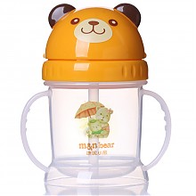 京东商城 咪呢小熊（ M＆N BEAR）宝宝卡通可爱小熊握把饮水杯200ml 儿童带柄饮水杯水壶（可399-200） 14.75元