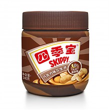 京东商城 限地区再降价：SKIPPY 四季宝 巧克力味 花生酱 340g *5件 29.75元（合5.95元/件）