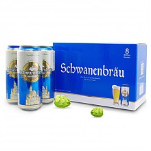 京东商城 Schwanenbräu 天鹅城堡 小麦啤酒 500ml *4件 109元（合27.25元/件）