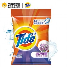 苏宁易购 Tide 汰渍 薰衣草香氛洗衣粉 3kg 28.9元