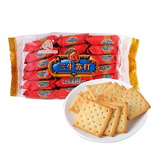 京东商城 三牛苏打饼干椒盐味 300g/袋 9.9元