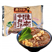 京东商城 老刘头 淮南牛肉汤原味 方便粉丝米线红薯粉丝淮南特产美食100g *3件 9.45元（合3.15元/件）