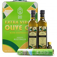 京东商城 澳大利亚庄园油 澳根尼（G&G）特级初榨橄榄油原装进口 精装铁质礼盒500MLx2瓶 188元