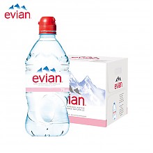 京东商城 法国原装进口 依云（evian）天然矿泉水 750ml*12瓶 整箱装 189元