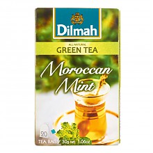 京东商城 Dilmah 迪尔玛摩洛哥风味薄荷绿茶（调味茶） 斯里兰卡进口30g（1.5gx20）/盒 9.9元