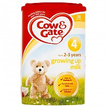 京东商城 自营                英国牛栏 Cow＆Gate 婴幼儿奶粉4段（2-3岁）800g 110元