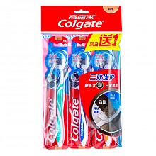 京东商城 Colgate 高露洁 三效优护 牙刷 3支装 14.9元（2件5折后） *2件 11.9元（合5.95元/件）