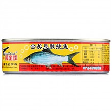 京东商城 鹰金钱 金奖豆豉鲮鱼罐头227克/罐 10.76元