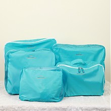 京东商城 青苇 旅行bags in bag衣物收纳五件套 蓝色 39.9元
