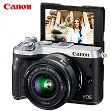 京东商城 Canon 佳能EOS M6微单电可换镜相机 3698元包邮