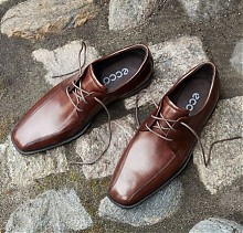 6PM ECCO Edinburgh Modern Tie 男士真皮系带皮鞋 67.5美元约¥438（京东1200+）
