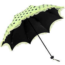 京东商城 天堂伞 （防晒值UPF50+）黑胶三折太阳伞晴雨伞31812E果绿色 *2件 39.9元（合19.95元/件）