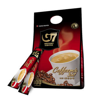  越南中原 进口g7 三合一速溶咖啡1600克（100条）送咖啡杯