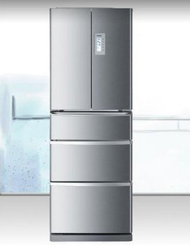 海尔BCD-339WBA 339 多门冰箱 （银灰色）国美在线