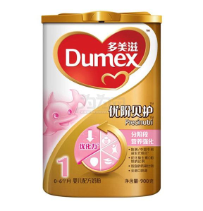 Dumex 多美滋 金装优阶贝护1段 婴儿配方奶粉900g易乐罐 为为网99元（限上海站）