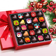 1号店魔吻高档圣诞节巧克力礼盒250g